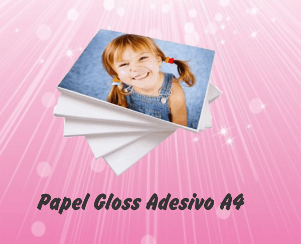 Papel Adesivo Ultra fine Brilhante A4 40un